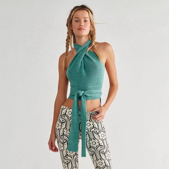 Free People Orchid Convertible Open-Back Sweater Tank - Picture 2 of 4